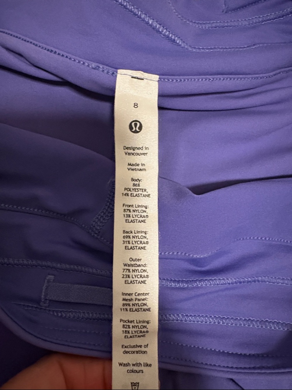 Lululemon Side-Pleat HR Tennis Skort -Size 8 - Picture 5 of 10